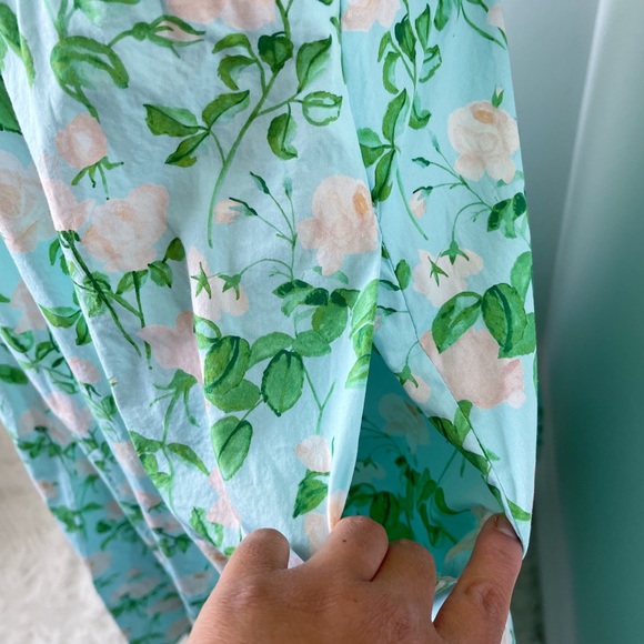 Hill House Blue Roses Floral Daphne Midi Dress Size 2XL - Picture 9 of 12